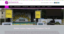 Desktop Screenshot of mobilestages.co.uk